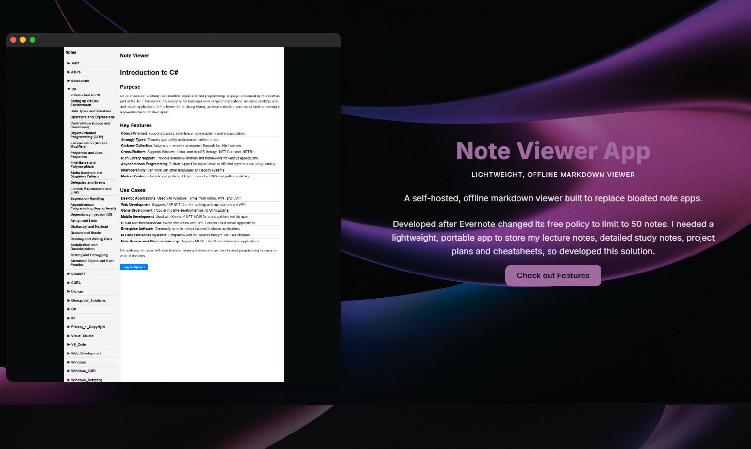 Note Viewer App