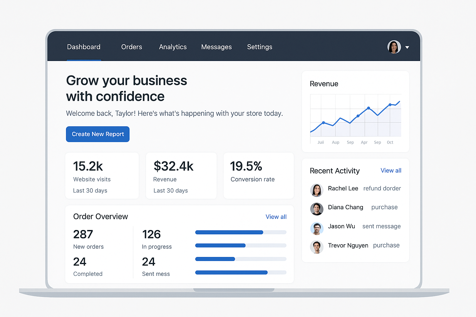Business Website Example