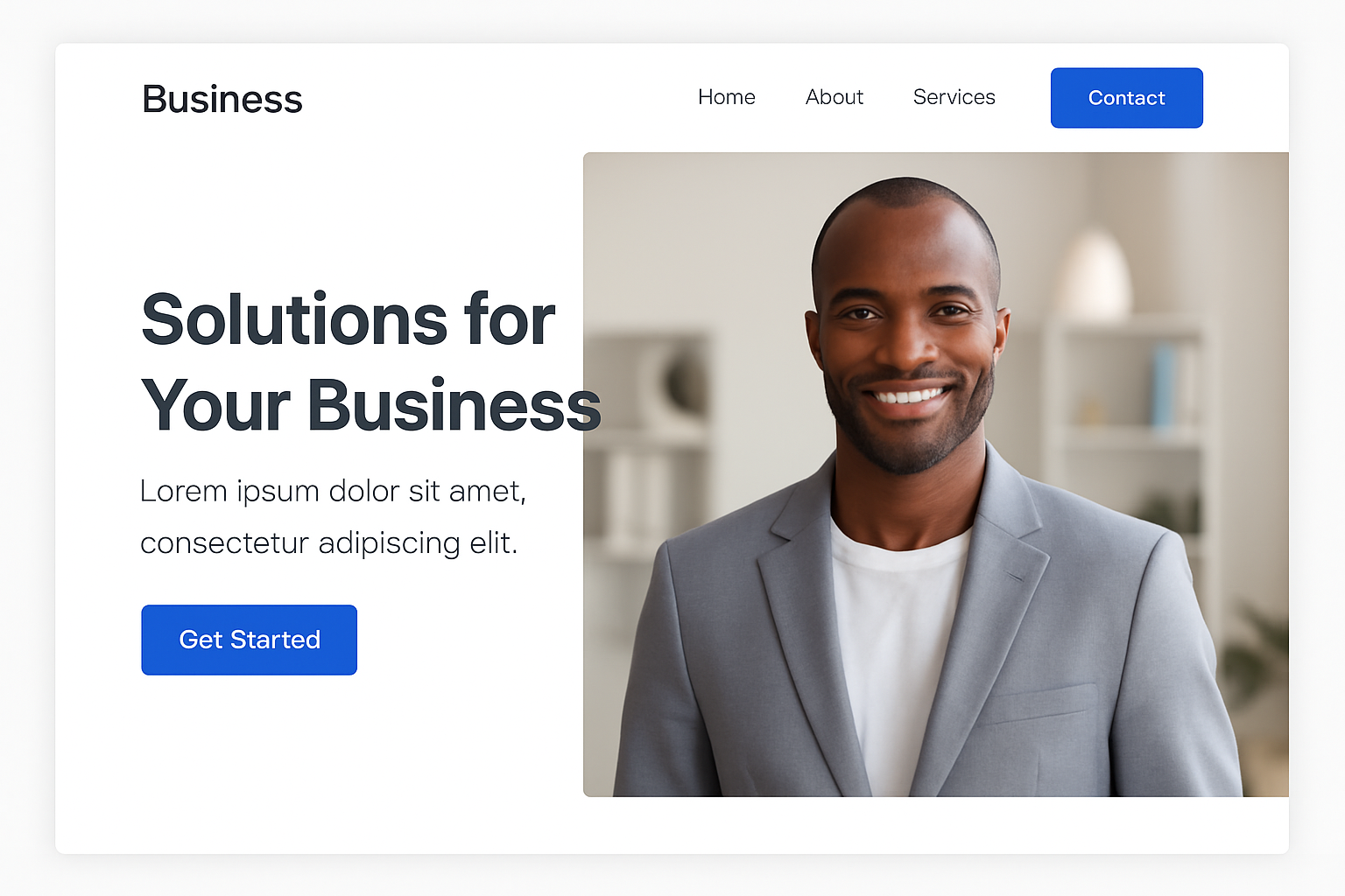 Custom Website Example